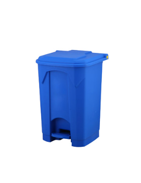 Balde de Lixo Azul 80Lts